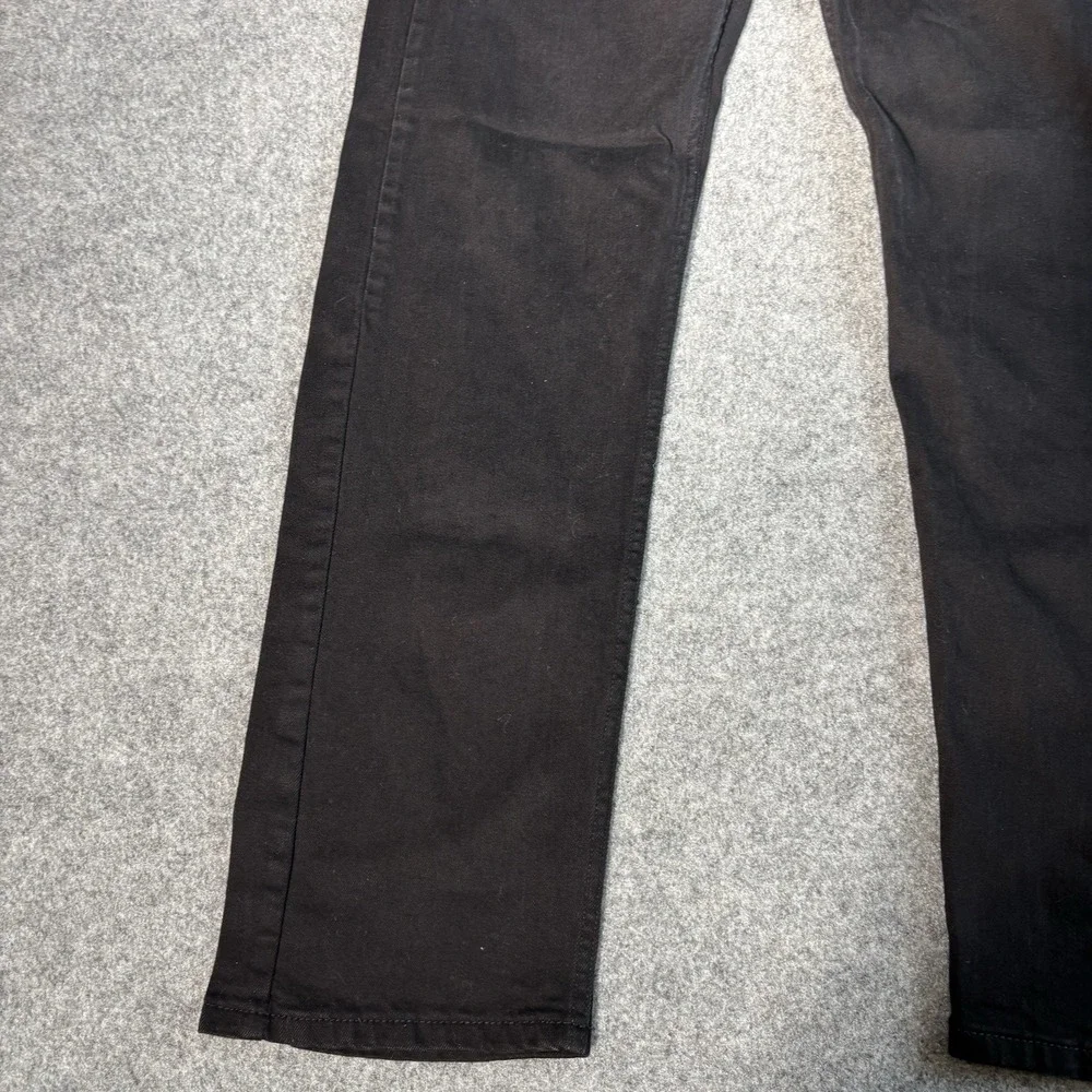 Levi Jeans 505 Mens 36x34 Black Wash Straight Leg Red Tab‎ Excellent Condition